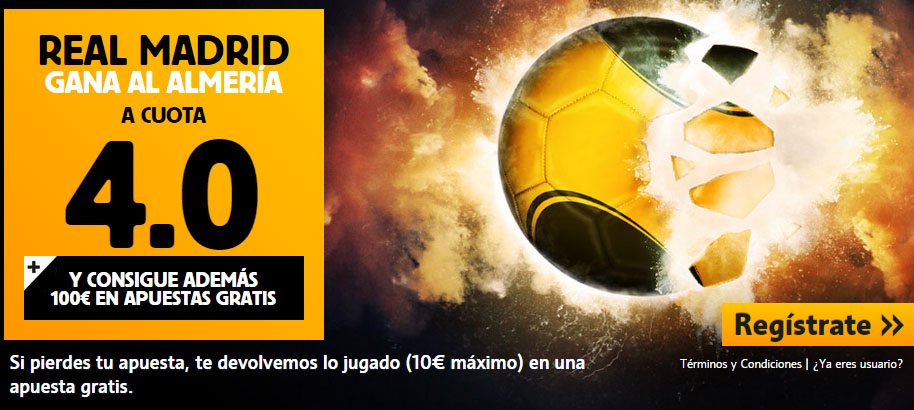 Apuesta Real Madrid Almería