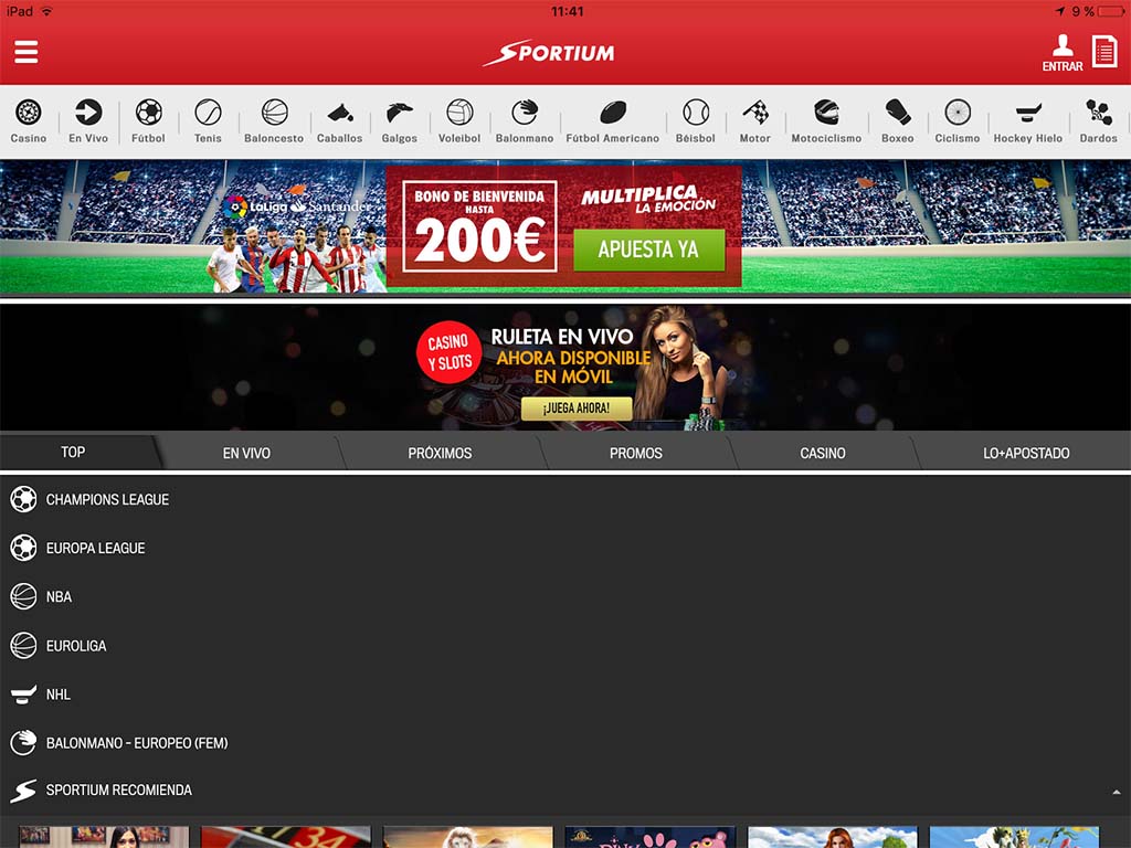 sportium app