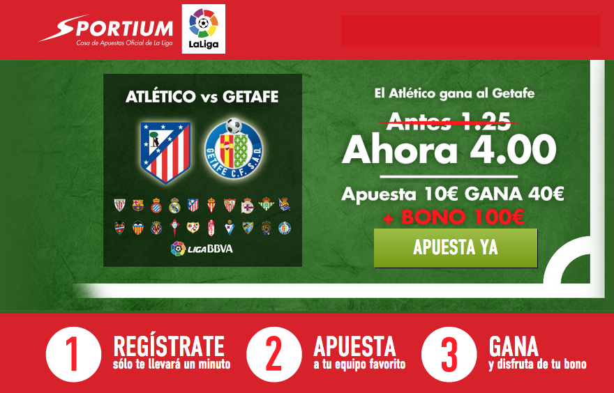 Supercuota Atlético Getafe