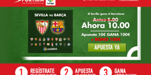 Sevilla a 10 en Sportium