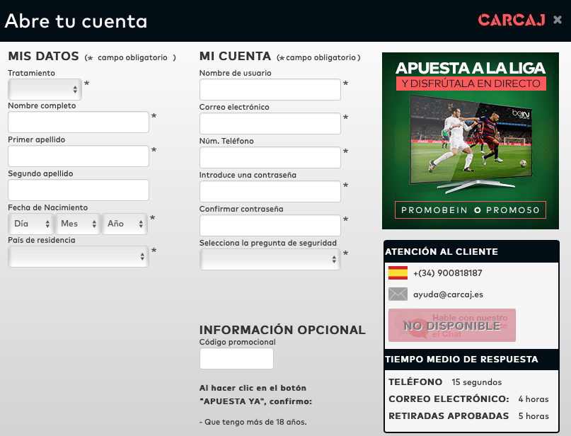 Código promocional Carcaj
